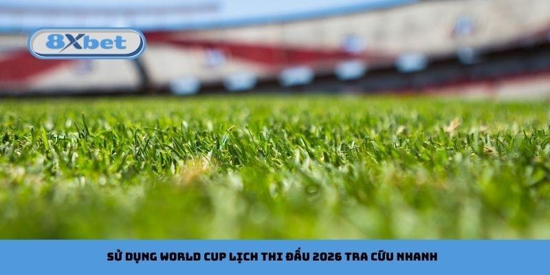 Sử dụng World Cup lịch thi đấu 2026 tra cứu nhanh